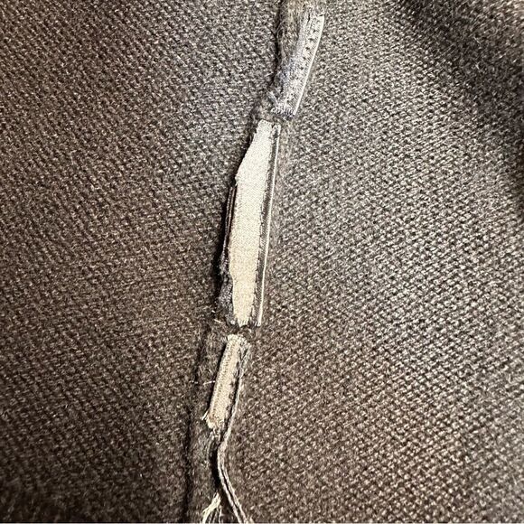 Ralph Lauren Black Cashmere Lamb Shearling Collar Cardigan Sweater - Picture 16 of 16